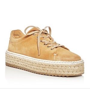 Rag & Bone Kent Platform Leather Espadrille Sneaker